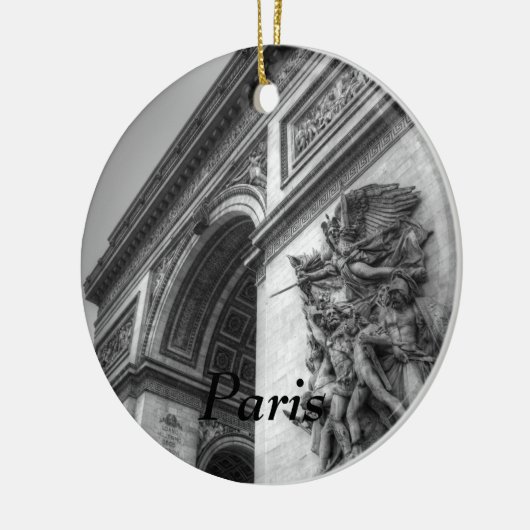 Arc de Triomphe b/w Keramikornament (Links)