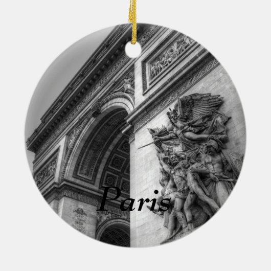 Arc de Triomphe b/w Keramikornament (Hinten)