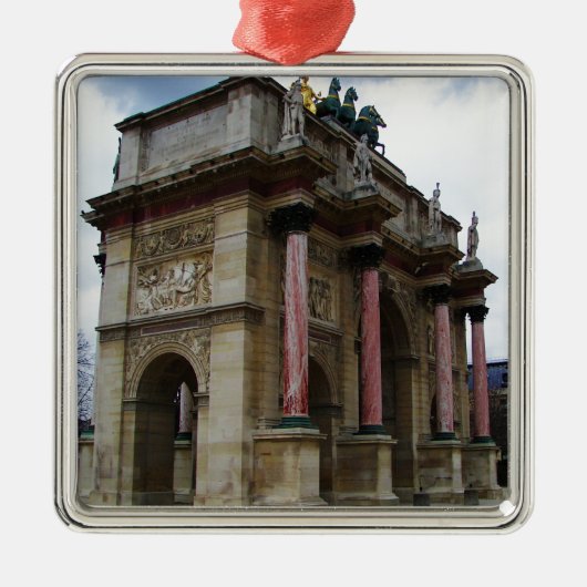Arc de Triomphe de Carrousel. Ornament Aus Metall (Vorne)