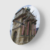 Arc de Triomphe de Carrousel. Runde Wanduhr (Winkel)