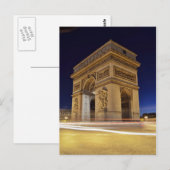 Arc de Triomphe de l'Étoile in Paris Postkarte (Vorne/Hinten)