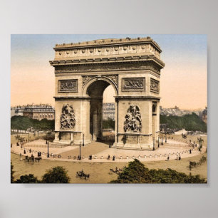 Arc de Triomphe, de l'Etoile, Paris, Frankreich Poster