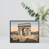 Arc de Triomphe, de l'Etoile, Paris, Frankreich Postkarte (Stehend Vorderseite)