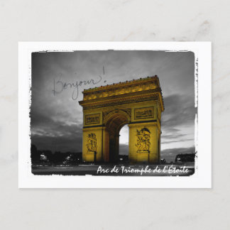 Arc de Triomphe de l'Étoile Paris Frankreich Postkarte