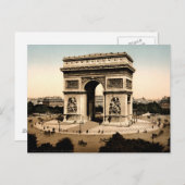 Arc de Triomphe de l'Étoile Paris Frankreich Postkarte (Vorne/Hinten)