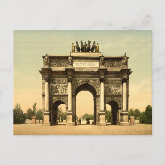 Arc de Triomphe du Carrousel Paris Postkarte (Vorderseite)