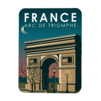 Arc de Triomphe Frankreich Retro Reisen Vintag