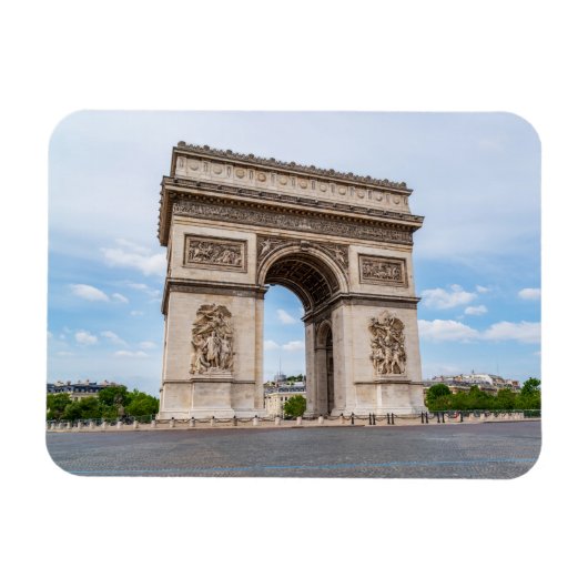 Arc de Triomphe in Paris, Frankreich Magnet (Horizontal)