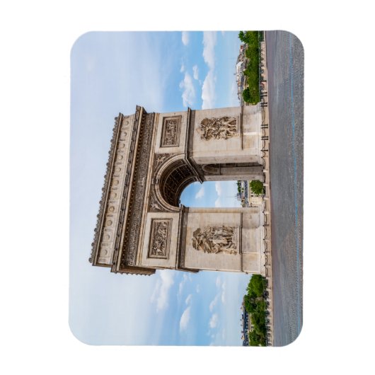 Arc de Triomphe in Paris, Frankreich Magnet (Vertikal)