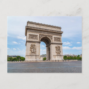 Arc de Triomphe in Paris, Frankreich Postkarte