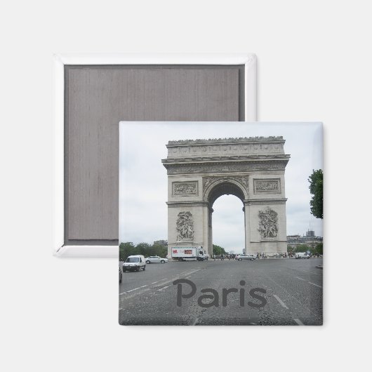 Arc de Triomphe Magnet (Vorderseite/Rückseite)