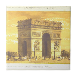 Arc de Triomphe, Paris 1840 Fliese
