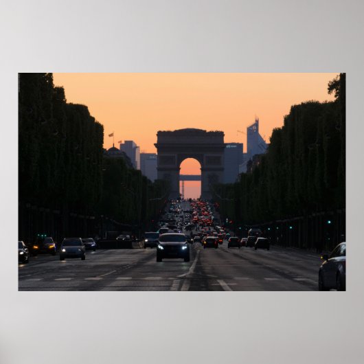 Arc de Triomphe - Paris - Champs-Élysées L'Arc Poster (Vorne)