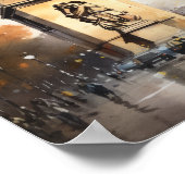 Arc De Triomphe Paris Frankreich Art Print Poster (Ecke)