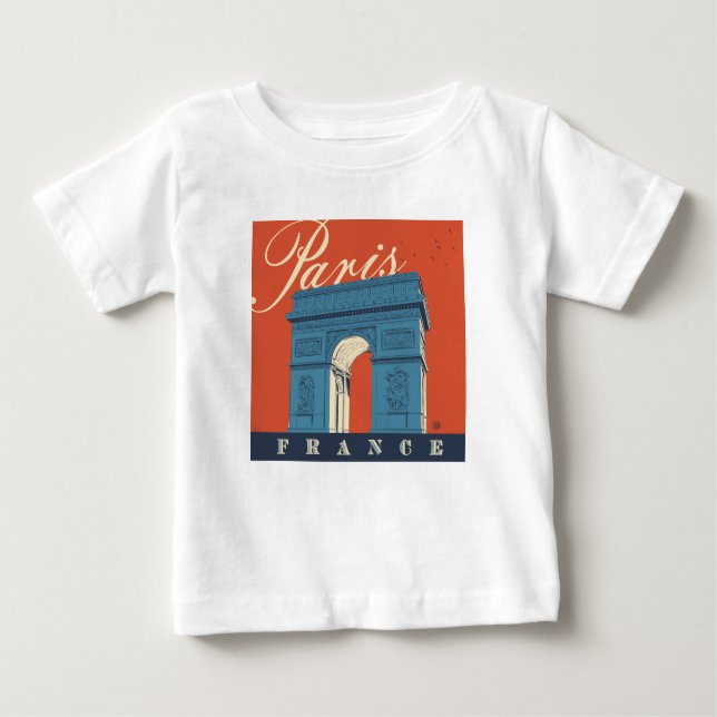 Arc de Triomphe | Paris, Frankreich Baby T-shirt (Vorderseite)