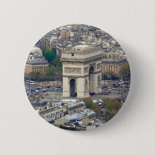 Arc de Triomphe Paris Frankreich Button