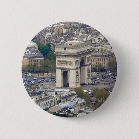 Arc de Triomphe Paris Frankreich Button (Vorderseite)