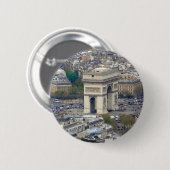 Arc de Triomphe Paris Frankreich Button (Vorne & Hinten)