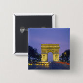 Arc de Triomphe, Paris, Frankreich, Button (Vorne & Hinten)