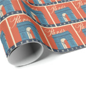 Arc de Triomphe | Paris, Frankreich Geschenkpapier (Rolleneckpunkt)