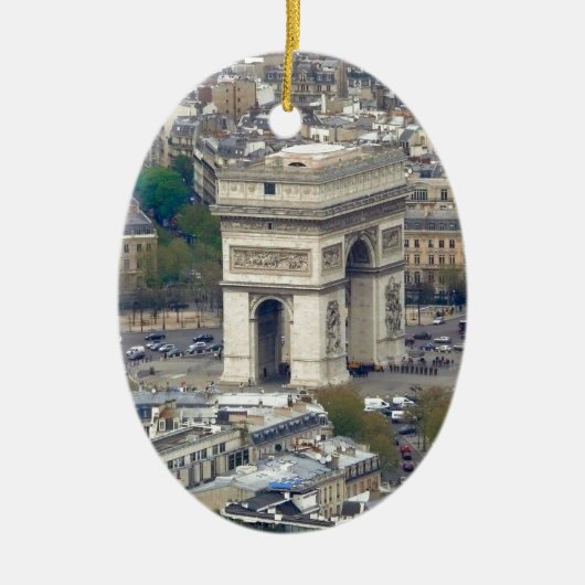 Arc de Triomphe Paris Frankreich Keramikornament (Vorne)