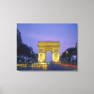 Arc de Triomphe, Paris, Frankreich, Leinwanddruck
