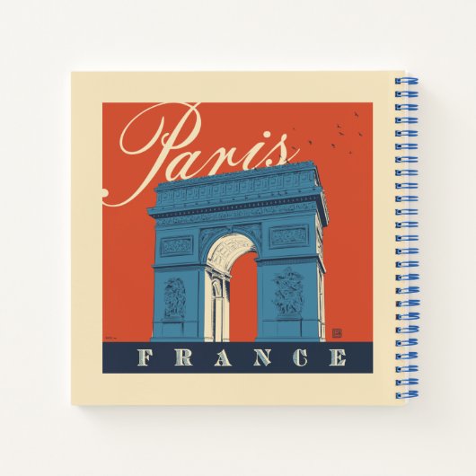 Arc de Triomphe | Paris, Frankreich Notizblock (Rückseite)