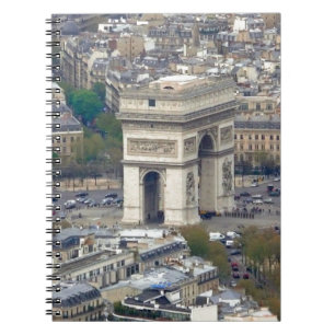 Arc de Triomphe Paris Frankreich Notizblock