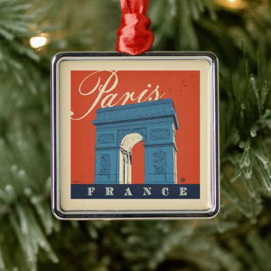 Arc de Triomphe | Paris, Frankreich Ornament Aus Metall (Baum)