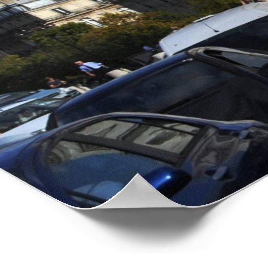 Arc de Triomphe Paris Frankreich Poster (Ecke)