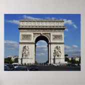 Arc de Triomphe Paris Frankreich Poster (Vorne)