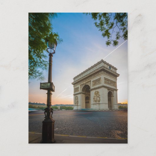 Arc de Triomphe | Paris, Frankreich Postkarte (Vorderseite)