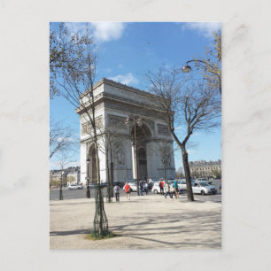 Arc de Triomphe, Paris, Frankreich Postkarte