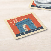 Arc de Triomphe | Paris, Frankreich Rechteckiger Pappuntersetzer (angewinkelt)