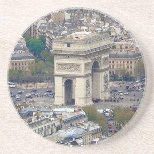 Arc de Triomphe Paris Frankreich Sandstein Untersetzer