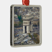 Arc de Triomphe Paris Frankreich Silbernes Ornament (Rechts)