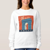 Arc de Triomphe | Paris, Frankreich Sweatshirt (Vorderseite)