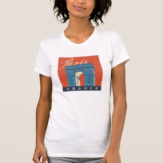 Arc de Triomphe | Paris, Frankreich T-Shirt (Vorderseite)