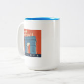 Arc de Triomphe | Paris, Frankreich Zweifarbige Tasse (Vorderseite Links)