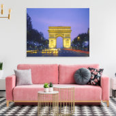 Arc de Triomphe, Paris, Leinwanddruck (Insitu (Wohnzimmer))