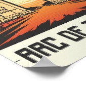 Arc de Triomphe Paris Poster (Ecke)