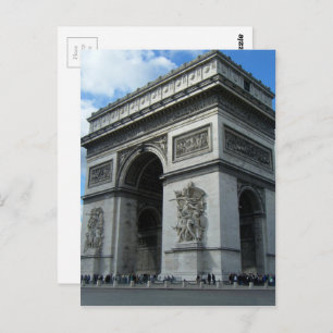 Arc de Triomphe Paris Postkarte