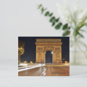 Arc De Triomphe, Paris Postkarte (Stehend Vorderseite)