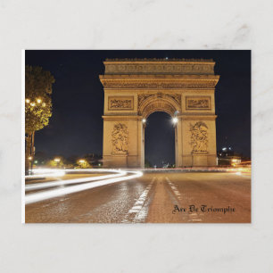 Arc De Triomphe, Paris Postkarte