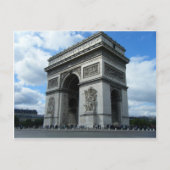 Arc de Triomphe Paris Postkarte (Vorderseite)