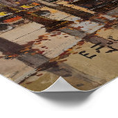 Arc de Triomphe, Paris, von Eugene Galien Lalou Poster (Ecke)