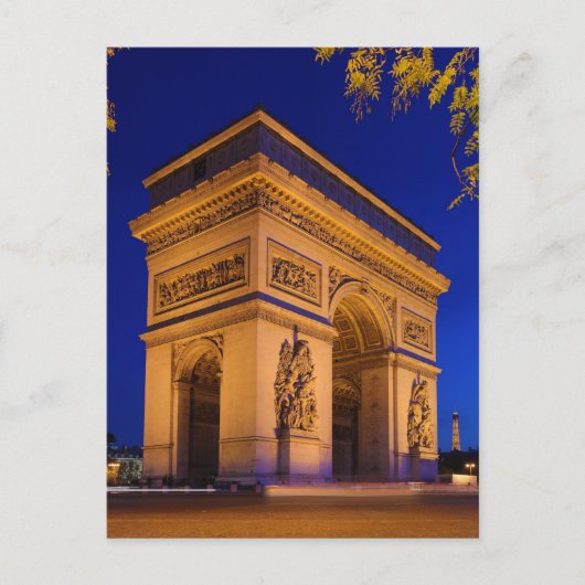 Arc de Triomphe Place de l'Toile Postkarte (Vorderseite)