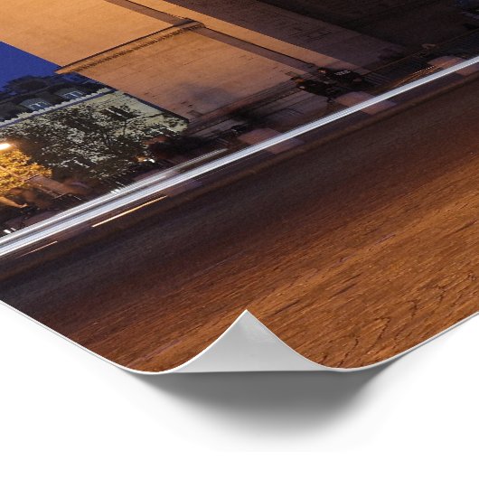 Arc de Triomphe Poster (Ecke)