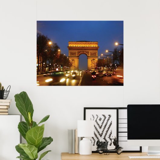 Arc de Triomphe Poster (Heimbüro)