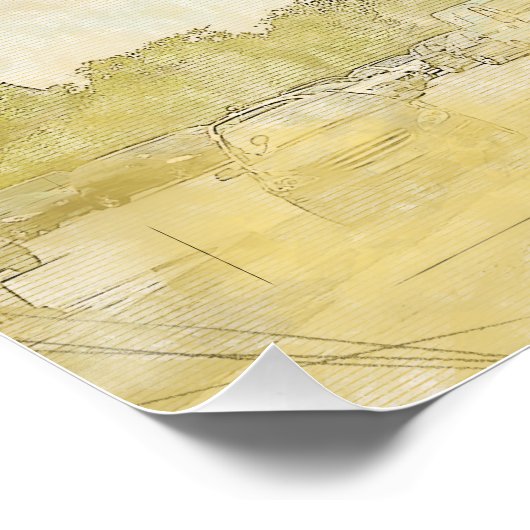 Arc de Triomphe Poster (Ecke)